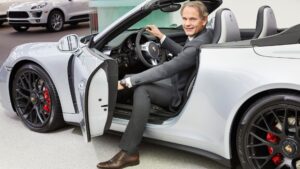 Oliver Blume, Porsche AG's Enterprising CEO - Coming out of a car